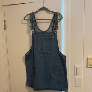 Madewell Light Blue Denim Overall dress